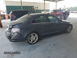 2009 Mercedes-Benz C 350 Sport with VIN WDDGF56XX9R043614, listed as a Copart auction lot 62166555 with 154,142 mi miles and Salvage title. Bid and sale history available at DreamBid. Image 3.