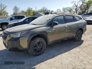 2023 Subaru Outback Wilderness with VIN 4S4BTGUD5P3172938, listed as a Copart auction lot 52892625 with 25,515 mi miles and Salvage title. Bid and sale history available at DreamBid. Image 1.
