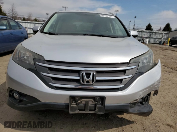 2013 Honda CR-V EX-L with VIN 2HKRM4H78DH645041, listed as a Copart auction lot 50028155 with 58,044 mi miles and Salvage Title. Bid and sale history available at DreamBid. Image 5.