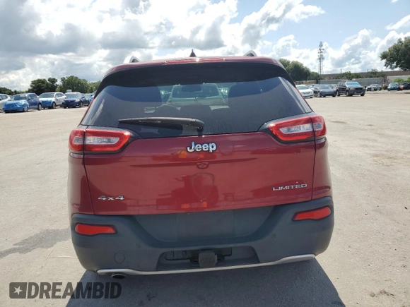 2016 Jeep Cherokee Limited z VIN 1C4PJMDB0GW259741, wystawiony jako Copart lot #62056605 z przebiegiem 178 625 mil mil oraz Szkoda całkowita • Salvage title. Historia ofert i sprzedaży dostępna na DreamBid. Obrazek 6.