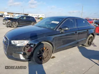 2017 Audi A3 Sedan Premium with VIN WAUB8GFF0H1033623, listed as a Copart auction lot 46933455 with 82,475 mi miles and Clean Title. Bid and sale history available at carsss.com. Image 1.