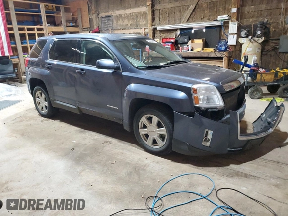 2014 GMC Terrain SLE with VIN 2GKFLVEK0E6172752, listed as a Copart auction lot 85758874 with 129,873 mi miles and Salvage Title. Bid and sale history available at carsss.com. Image 4.