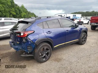 2024 Subaru Crosstrek Special Sports with VIN 4S4GUHF6XR3707465, listed as a Copart auction lot 54934225 with 19,625 mi miles and Salvage title. Bid and sale history available at DreamBid. Image 3.