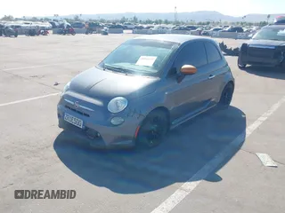 2013 FIAT 500e with VIN 3C3CFFGE7DT744790, listed as a IAAI auction lot 40464197 with 1 mi miles. Bid and sale history available at carsss.com. Image 2.