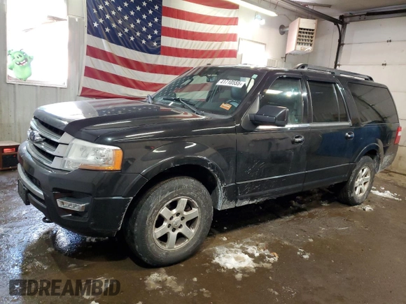 2015 Ford Expedition Max Limited with VIN 1FMJK2AT4FEF48917, listed as a Copart auction lot 41710555 with 172,966 mi miles and Salvage title. Bid and sale history available at DreamBid. Image 1.