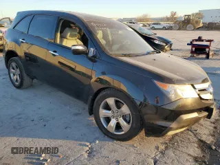 2009 Acura MDX Sport/Pwr Tail Gate with VIN 2HNYD28739H500788, listed as a Copart auction lot 63589844 with 0 mi miles and Salvage Title. Bid and sale history available at carsss.com. Image 4.