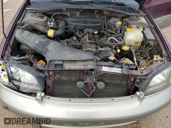 2000 Subaru Legacy Outback Limited with VIN 4S3BH6865Y7621900, listed as a Copart auction lot 53691725 with 285,950 mi miles and Salvage title. Bid and sale history available at DreamBid. Image 11.