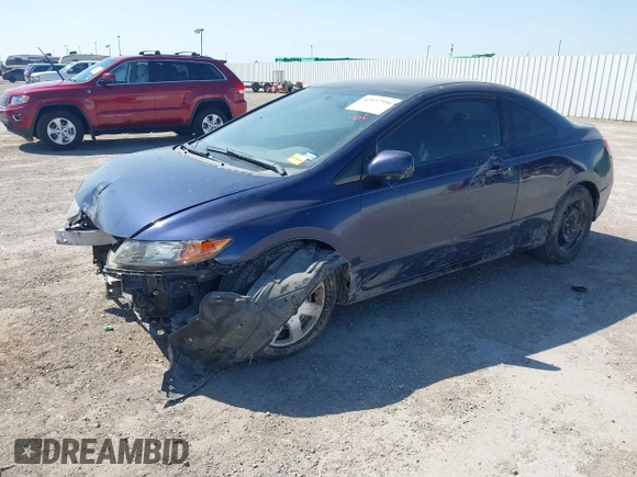 2010 Honda Civic Cpe LX with VIN 2HGFG1B6XAH520086, listed as a IAAI auction lot 42037594 with 172,248 mi miles. Bid and sale history available at carsss.com. Image 2.