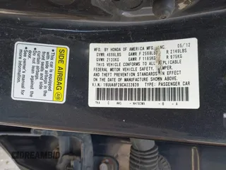 2012 Acura TL Auto z VIN 19UUA8F28CA033639, wystawiony jako IAAI lot #42065565 z przebiegiem 85 621 mil mil oraz . Historia ofert i sprzedaży dostępna na DreamBid. Obrazek 9.