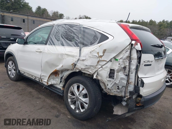 2014 Honda CR-V EX-L with VIN 5J6RM4H77EL015907, listed as a IAAI auction lot 41709554 with 133,550 mi miles. Bid and sale history available at carsss.com. Image 3.