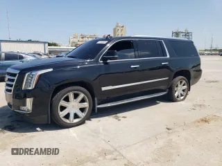 2017 Cadillac Escalade ESV Luxury z VIN 1GYS4HKJ3HR268978, wystawiony jako Copart lot #61945605 z przebiegiem 120 777 mil mil oraz Czysty tytuł • Clean title. Historia ofert i sprzedaży dostępna na DreamBid. Obrazek 1.