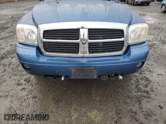 2005 Dodge Dakota Laramie with VIN 1D7HW58N35S225612, listed as a Copart auction lot 83990174 with Not Provided miles and Salvage Title. Bid and sale history available at DreamBid. Image 12.