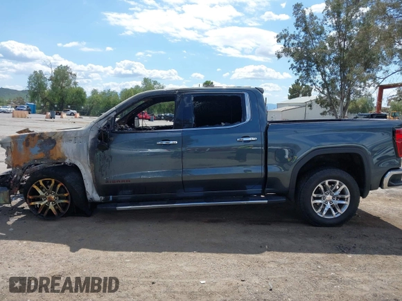 2019 GMC Sierra 1500 SLT z VIN 3GTP8DED1KG229179, wystawiony jako IAAI lot #41932481 z przebiegiem Nie podano mil oraz . Historia ofert i sprzedaży dostępna na DreamBid. Obrazek 14.