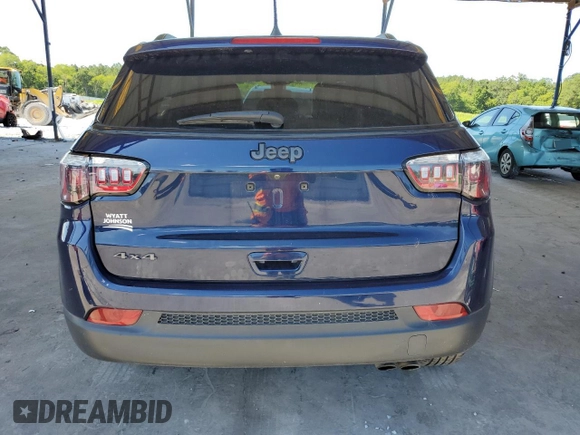 2021 Jeep Compass 80th Anniversary with VIN 3C4NJDEB6MT584434, listed as a Copart auction lot 63204775 with 77,210 mi miles and Salvage title. Bid and sale history available at DreamBid. Image 6.