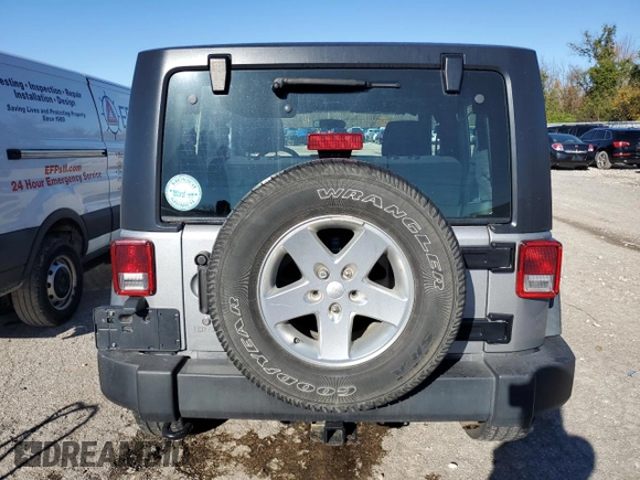 2015 Jeep Wrangler Sport with VIN 1C4AJWAG8FL540932, listed as a Copart auction lot 81637864 with 65,183 mi miles and Clean title. Bid and sale history available at DreamBid. Image 6.