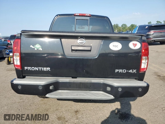 2017 Nissan Frontier Pro-4X with VIN 1N6AD0EV8HN753459, listed as a Copart auction lot 65873765 with 70,809 mi miles and Salvage title. Bid and sale history available at DreamBid. Image 6.