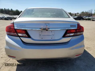 2014 Honda Civic Sedan LX with VIN 19XFB2F55EE251775, listed as a Copart auction lot 50486415 with 44,277 mi miles and Salvage Title. Bid and sale history available at carsss.com. Image 6.