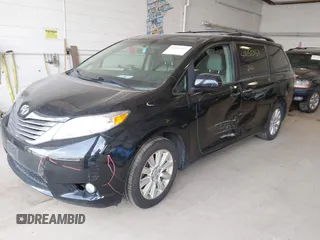 2015 Toyota Sienna Limited with VIN 5TDDK3DC9FS104493, listed as a IAAI auction lot 42055937 with 126,728 mi miles and . Bid and sale history available at DreamBid. Image 17.