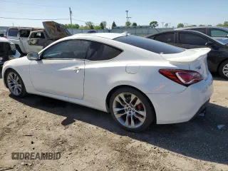 2013 Hyundai Genesis Coupe Track z VIN KMHHU6KJ6DU079703, wystawiony jako Copart lot #57285915 z przebiegiem 154 940 mil mil oraz Tytuł czysty. Historia ofert i sprzedaży dostępna na DreamBid. Obrazek 2.