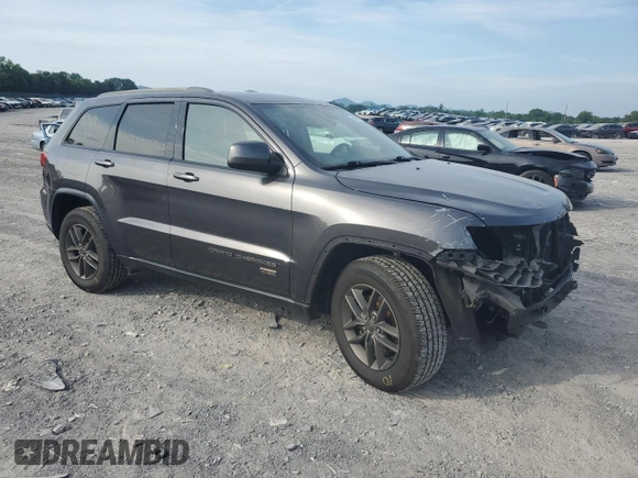 2016 Jeep Grand Cherokee 75th Anniversary with VIN 1C4RJEAG1GC506443, listed as a Copart auction lot 59874015 with 135,714 mi miles and Salvage title. Bid and sale history available at DreamBid. Image 4.