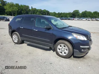 2017 Chevrolet Traverse LS with VIN 1GNKRFKD3HJ239637, listed as a Copart auction lot 61364815 with 118,481 mi miles and Salvage title. Bid and sale history available at DreamBid. Image 4.