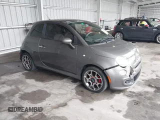 2012 FIAT 500 Sport with VIN 3C3CFFBR8CT379142, listed as a IAAI auction lot 42661987 with 128,251 mi miles and . Bid and sale history available at DreamBid. Image 1.