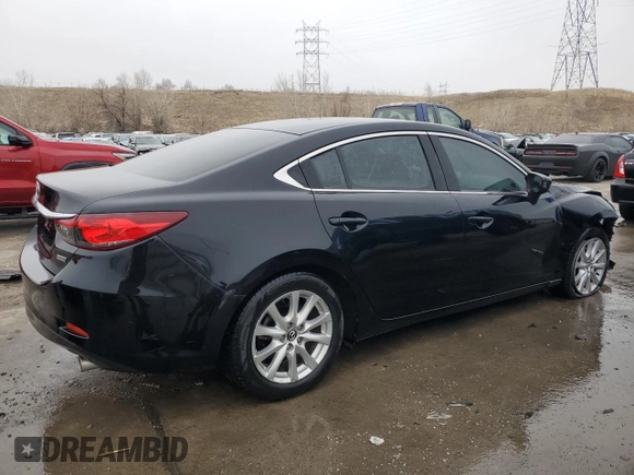 2016 Mazda 6 i Sport with VIN JM1GJ1U5XG1423261, listed as a Copart auction lot 48309005 with 113,305 mi miles and Salvage Title. Bid and sale history available at DreamBid. Image 3.