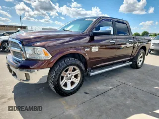 2014 Ram 1500 Longhorn with VIN 1C6RR6PTXES345152, listed as a Copart auction lot 62352665 with 213,220 mi miles and Clean title. Bid and sale history available at DreamBid. Image 1.