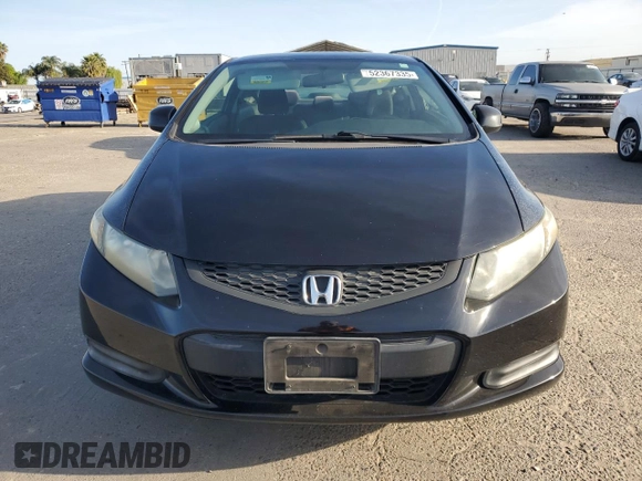 2013 Honda Civic Cpe LX with VIN 2HGFG3B59DH504100, listed as a Copart auction lot 52367335 with 108,208 mi miles and Salvage Title. Bid and sale history available at carsss.com. Image 5.