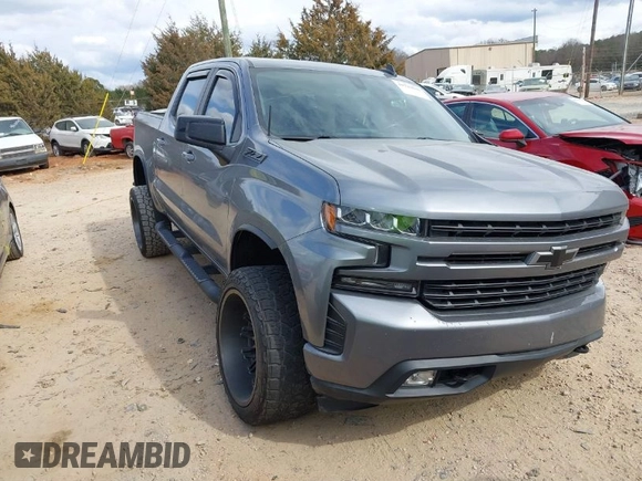 2021 Chevrolet Silverado 1500 RST with VIN 1GCUYEED8MZ430721, listed as a IAAI auction lot 41723684 with 58,266 mi miles. Bid and sale history available at carsss.com. Image 1.