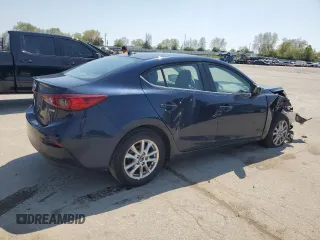 2016 Mazda 3 i Touring with VIN JM1BM1W72G1345350, listed as a Copart auction lot 53570255 with 167,527 mi miles and Salvage Title. Bid and sale history available at DreamBid. Image 3.