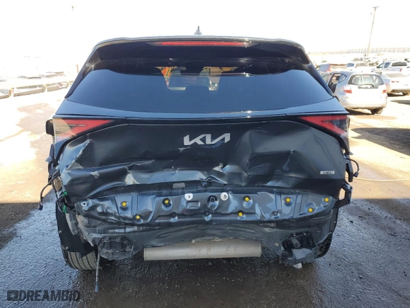 2023 Kia Sportage Hybrid EX with VIN KNDPVCAG9P7079991, listed as a Copart auction lot 43713595 with 51,610 mi miles and Salvage Title. Bid and sale history available at carsss.com. Image 6.