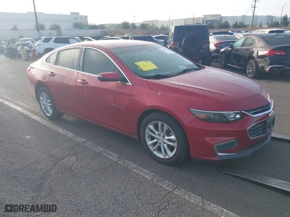 2016 Chevrolet Malibu LT with VIN 1G1ZE5ST6GF196815, listed as a IAAI auction lot 41871476 with 111348 miles. Bid and sale history available at carsss.com. Image 1.