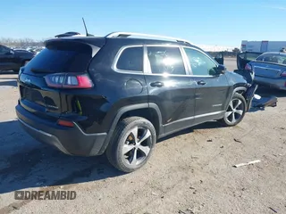 2020 Jeep Cherokee Limited with VIN 1C4PJLDB8LD577123, listed as a IAAI auction lot 41220273 with 92,573 mi miles. Bid and sale history available at carsss.com. Image 4.