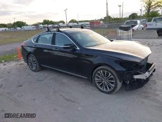 2015 Hyundai Genesis 3.8L with VIN KMHGN4JE2FU075569, listed as a IAAI auction lot 41802313 with 64,138 mi miles. Bid and sale history available at carsss.com. Image 1.