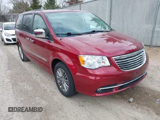 2014 Chrysler Town & Country Touring-L with VIN 2C4RC1CGXER307492, listed as a IAAI auction lot 42021290 with 98,845 mi miles. Bid and sale history available at carsss.com. Image 1.