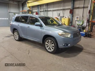 2009 Toyota Highlander Hybrid Limited with VIN JTEEW44A592026718, listed as a IAAI auction lot 41641805 with 247,656 mi miles. Bid and sale history available at carsss.com. Image 1.