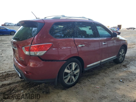 2014 Nissan Pathfinder S with VIN 5N1AR2MM9EC600620, listed as a Copart auction lot 52023385 with 133,788 mi miles and Salvage title. Bid and sale history available at DreamBid. Image 3.