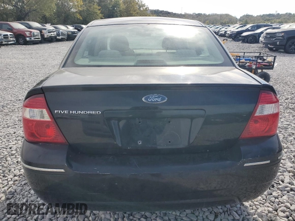 2005 Ford Five Hundred SE with VIN 1FAFP23145G145133, listed as a Copart auction lot 75796394 with 185,020 mi miles and Salvage Title. Bid and sale history available at carsss.com. Image 6.