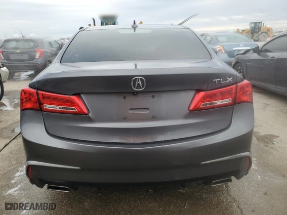 2019 Acura TLX w/Technology Pkg with VIN 19UUB2F44KA000129, listed as a Copart auction lot 88401595 with 119,830 mi miles and Salvage Title. Bid and sale history available at carsss.com. Image 6.