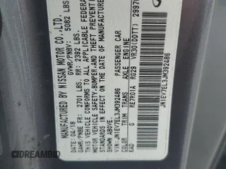2018 Infiniti Q60 Luxe with VIN JN1EV7EL3JM392486, listed as a Copart auction lot 63526845 with 86,749 mi miles and Salvage title. Bid and sale history available at DreamBid. Image 12.