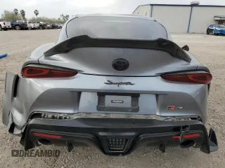 2021 Toyota GR Supra 3.0 with VIN WZ1DB0C00MW045841, listed as a Copart auction lot 47755165 with 0 mi miles and Salvage Title. Bid and sale history available at carsss.com. Image 6.