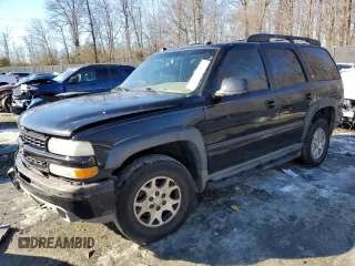 2005 Chevrolet Tahoe Z71 with VIN 1GNEK13T45R153826, listed as a Copart auction lot 87712455 with 244,533 mi miles and Salvage Title. Bid and sale history available at carsss.com. Image 1.
