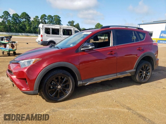 2018 Toyota RAV4 XLE with VIN 2T3RFREV7JW818661, listed as a Copart auction lot 65756615 with 56,369 mi miles and Salvage title. Bid and sale history available at DreamBid. Image 1.