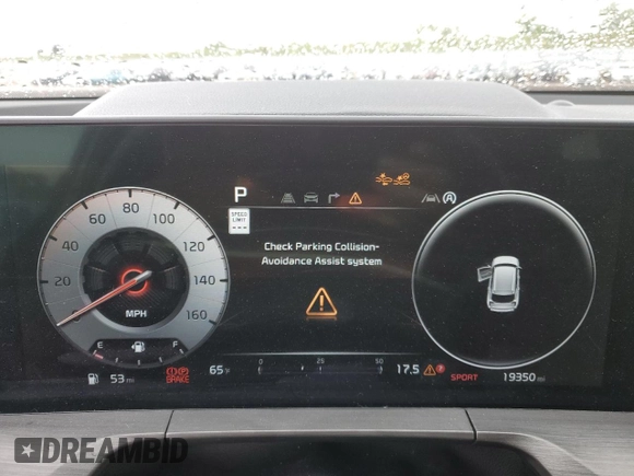 2024 Kia Telluride SX Prestige X-Line с VIN 5XYP5DGC1RG466602, выставлен на аукционе Copart как лот 58376625 с пробегом 19 350 миль миль и Списание • Salvage title. История ставок и продаж доступна на DreamBid. Изображение 9.