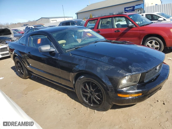 2005 Ford Mustang Deluxe with VIN 1ZVFT80NX55157618, listed as a Copart auction lot 47287595 with 141,391 mi miles and Non Repairable. Bid and sale history available at carsss.com. Image 4.