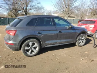 2020 Audi Q5 Premium with VIN WA1ANAFYXL2121727, listed as a Copart auction lot 43209445 with 51,845 mi miles and Salvage Title. Bid and sale history available at carsss.com. Image 3.