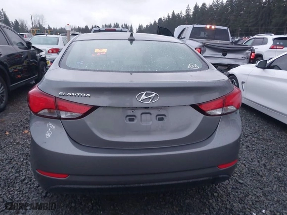 2014 Hyundai Elantra Limited with VIN 5NPDH4AE8EH465342, listed as a IAAI auction lot 41343515 with 1 mi miles. Bid and sale history available at carsss.com. Image 16.