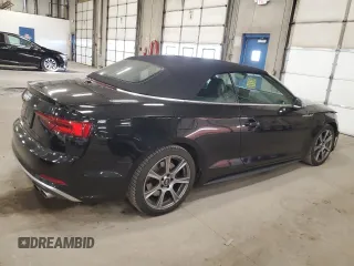 2018 Audi S5 Prestige z VIN WAU24GF50JN013082, wystawiony jako Copart lot #85085504 z przebiegiem 55 261 mil mil oraz Szkoda całkowita • Salvage title. Historia ofert i sprzedaży dostępna na DreamBid. Obrazek 3.