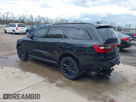 2018 Dodge Durango GT with VIN 1C4RDJDG3JC187226, listed as a IAAI auction lot 42029946 with 91,384 mi miles and . Bid and sale history available at DreamBid. Image 3.